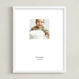"Framed Photo: Stamped Snap" - Framed Photo in White by Minted - Framed