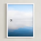 "Bellaire" - Art Print in Lake by Angela Marzuki - Framed