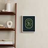 "By Par: Custom Print" - Custom Print in Evergreen by Susan Zinader - In a Room
