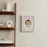 "Framed Photo: Holiday Ribbon" - Framed Photo in Latte by Jackie Crawford - In a Room