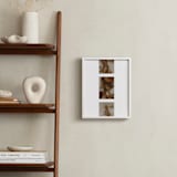 "Triple Gallery" - Framed Photo in Cotton by Angela Thompson - In a Room