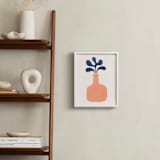 "Modern Vase #1" - Art Print in Blush by Field and Sky - In a Room