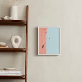 "Palm Springs - A Color Study I" - Art Print in Palm Springs Blue by Lisa Sundin - In a Room