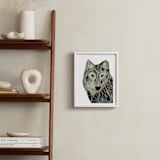 "Senor Wolf" - Art Print in Shadow by Sarah Fitzgerald - In a Room