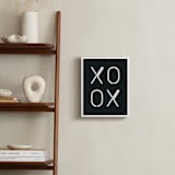 "Neon Series II: XOXO" - Art Print in white by AK Graphics - In a Room