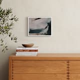"Nonchalant" - Art Print in Deap Sea by Melanie Severin - In a Room
