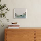 "Terrain No. 1" - Art Print in Ocean Blue by Jennifer Daily - In a Room