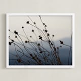 "Sway" - Art Print in Dark Blue by lulu and isabelle - Framed