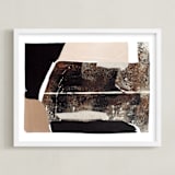 "Agate 1" - Art Print in Agate by Jennifer Daily - Framed