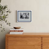"Framed Photo: Stacked Two Photo" - Framed Photo in Winter Berry by Blustery August - In a Room