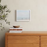 "Happiness" - Art Print in Light Blue by Alexandra Feo - In a Room