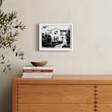 "House: White Border Custom Print" - Custom Print in Black by Minted - In a Room