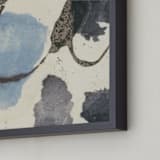 "Amorphous 2" - Art Print in Light Blue by Renée Stramel - Frame Close-up