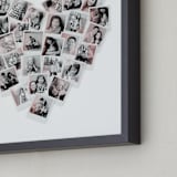 "Framed Photo: Filter Heart Snapshot Mix®" - Framed Photo in Blush by Minted - Frame Close-up