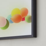 "Sweet Chaos - 2" - Art Print in Robin Egg Blue by Michelee Scott - Frame Close-up