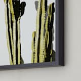 "Green Guy" - Art Print in Green by Kimberly Young - Frame Close-up