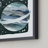 "Space Doodle" - Art Print in Galaxy by Megan Cash - Frame Close-up