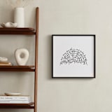 "You are my Rising Sunshine" - Art Print in Black by Dean Street - In a Room