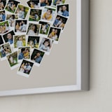 "Heart Snapshot Mix® Hues Photo Art" - Framed Photo in Warm Grey by Minted - Frame Close-up