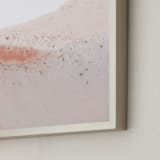 "Mountainside " - Art Print in Sand by Sadie Holden - Frame Close-up