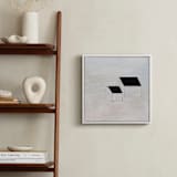"First Snow" - Art Print in White by Robin Ott - In a Room