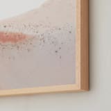 "Mountainside " - Art Print in Sand by Sadie Holden - Frame Close-up