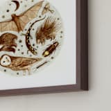 "Nocturnals" - Art Print in Sepia Tones by Eve Schultz - Frame Close-up