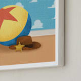 "You Got a Friend in Me" - Art Print in Sky by Ana Peake - Frame Close-up