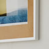 "California Abstract 2" - Art Print in Warm Multi by Shannon Howard - Frame Close-up