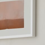 "Quatrain 3" - Art Print in Cranberry by Kamala Nahas - Frame Close-up