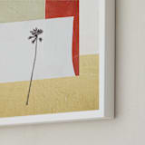 "California Abstract 3" - Art Print in Warm Multi by Shannon Howard - Frame Close-up