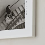 "Framed Photo: Contemporary Typo" - Framed Photo in Ink by Lucrecia Caporale - Frame Close-up