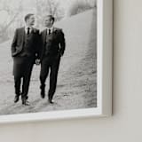 "The Big Picture: Valentine's Framed Photo" - Framed Photo in White by Minted - Frame Close-up