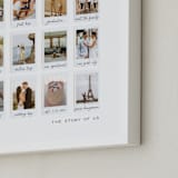 "Twelve Photo: Square Framed Photo" - Framed Photo in White by Olivia Kanaley Inman - Frame Close-up