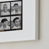 "Passport Photos" - Framed Photo in Noir by Studio Suku - Frame Close-up