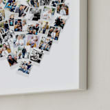 "Framed Photo: Heart Snapshot" - Framed Photo in White by Minted - Frame Close-up