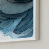 "Sky Pebbles 5" - Art Print in Sea blue by Jenny Phillips - Frame Close-up