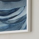 "Sky Pebbles 4" - Art Print in Sea, Sky, Pebbles by Jenny Phillips - Frame Close-up