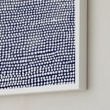 "Dance II" - Art Print in Blue by Kerry Doyle - Frame Close-up