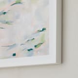 "Easy Peasy Lemon Squeezy" - Art Print in Smoky Blue by Michelle Boyd - Frame Close-up
