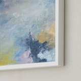 "Blissful Escape No. 1" - Art Print in Periwinkle by Julia Contacessi - Frame Close-up