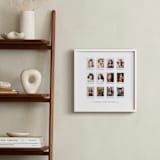 "Twelve Photo: Square Framed Photo" - Framed Photo in Paper by Olivia Kanaley Inman - In a Room