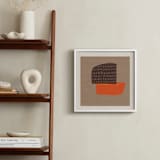 "Let's Go on a Trip I" - Art Print in Hearth Brown by Alain Castoriano - In a Room