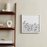 "drift" - Art Print in white by Naomi Ernest - In a Room