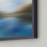 "Alpine Daydreams" - Art Print in Glacial Blue by Karen Kaul - Frame Close-up