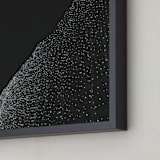 "Galaxy" - Art Print in Midnight by Lying on the grass - Frame Close-up