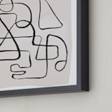 "Connected" - Art Print in Blush by Creo Study - Frame Close-up