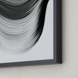 "Aligned" - Art Print in Onyx by Shannon Kohn - Frame Close-up