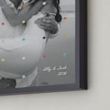 "Framed Photo: Sparkling Overlay" - Framed Photo in Gumdrop by Ellen Schlegelmilch - Frame Close-up