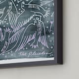 "The Pleiades" - Art Print in Midnight by Eve Schultz - Frame Close-up